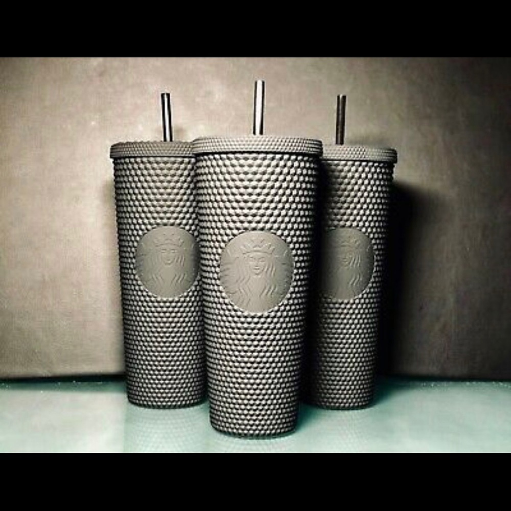 Starbucks Matte Black Studded Tumbler